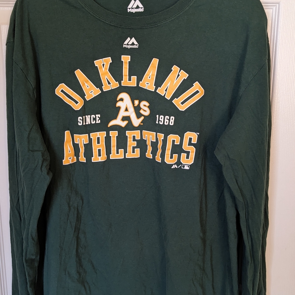 Majestic Oakland Athletics Green Shirt